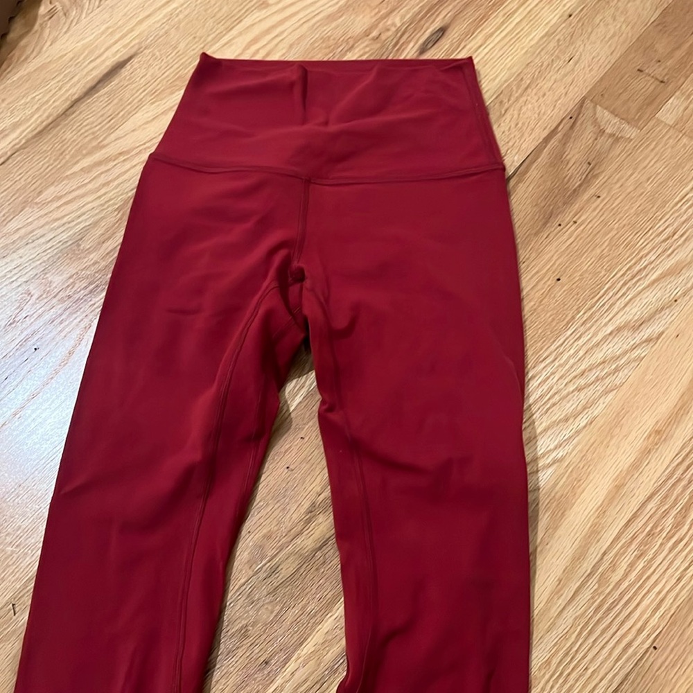 lululemon athletica High-Rise Red Leggings
